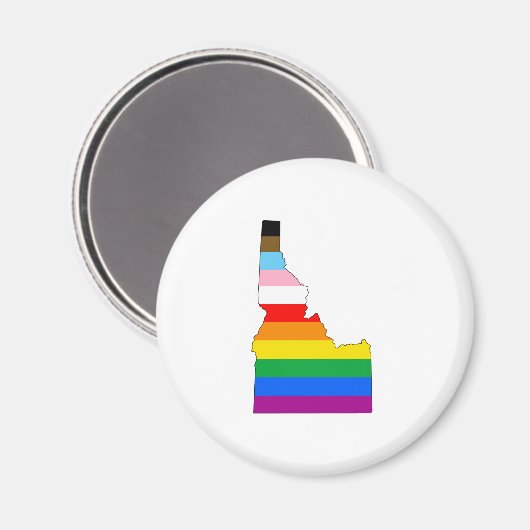 Idaho Inclusive Pride Magneet (Voorkant / Achterkant)