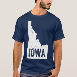 Idaho Iowa Funny Geography Mix T-shirt