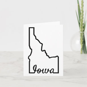 Idaho Iowa Grappige Geografie Mix-up Grap Idaho-st Kaart