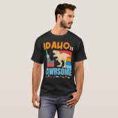 Idaho Is Awesome Dinosaur I Love Idaho Gift Boys G T-shirt (Voorkant volledig)