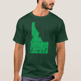 Idaho Is In My Hart Sticker T-shirt