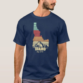 Idaho is my home for Idaho Lover Idaho Travel Gift T-shirt
