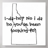 Idaho, je bent op zoek naar poster (Voorkant)