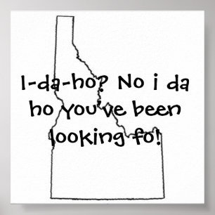 Idaho, je bent op zoek naar poster
