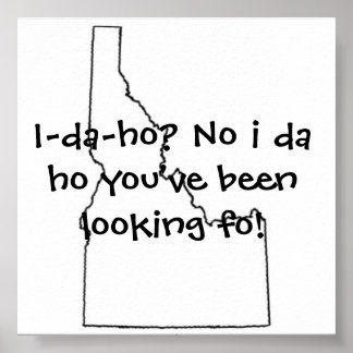 Idaho, je bent op zoek naar poster