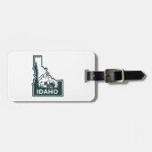 Idaho kaart Beer Bagagelabel (Voorkant horizontaal)