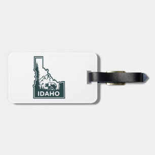 Idaho kaart Beer Bagagelabel