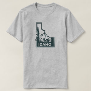 Idaho kaart Beer T-shirt