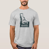 Idaho kaart Beer T-shirt (Voorkant)