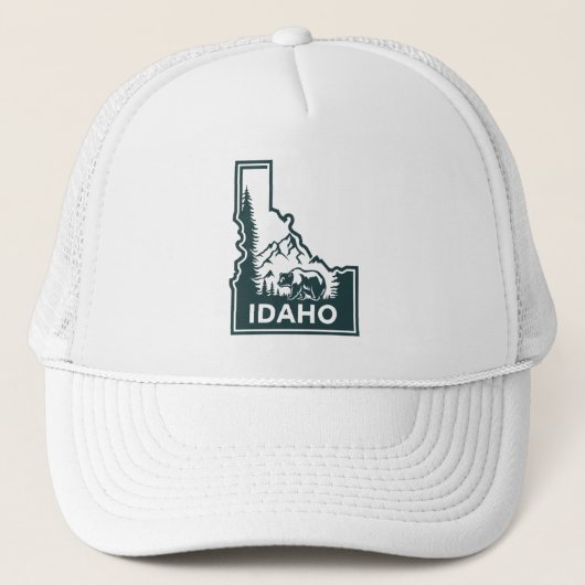 Idaho kaart Beer Trucker Pet (Voorkant)