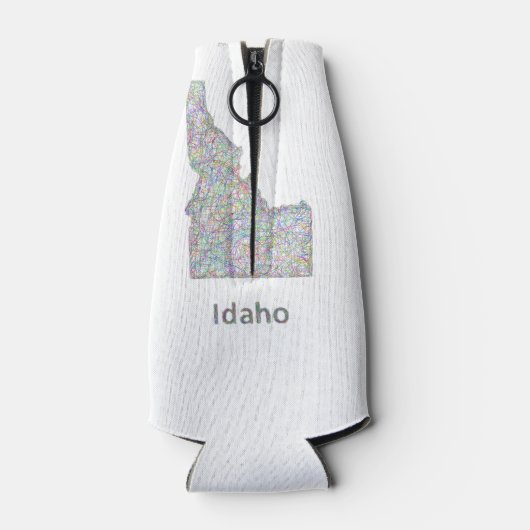 Idaho kaart flesjeskoeler (Achterkant)