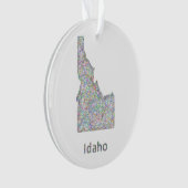 Idaho-kaart Ornament (voorkant)