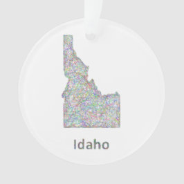 Idaho-kaart Ornament