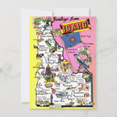Idaho Kaart Verhuisbericht (Voorkant)