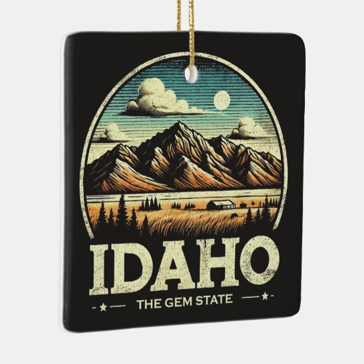 Idaho Keramisch Ornament (Rechts)