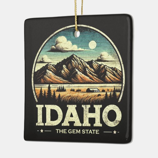 Idaho Keramisch Ornament (Links)