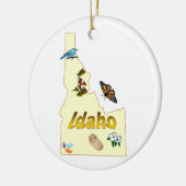 Idaho kerstboomversiering keramisch ornament (Links)