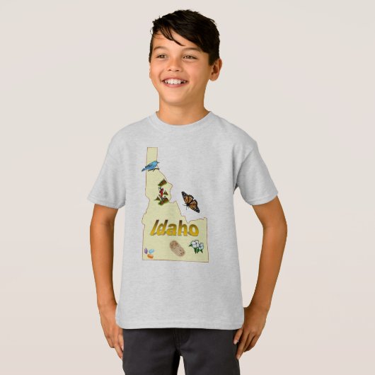 Idaho Kind T- Shirt (Voorkant volledig)