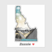 Idaho kleurrijk sticker (Vel)