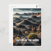 Idaho kraters van de maan National Monument Briefkaart (Voorkant / Achterkant)