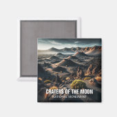 Idaho kraters van de maan National Monument Magneet (Voorkant / Achterkant)