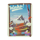 Idaho! landschap reisposter magneet (Verticaal)