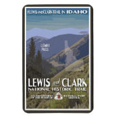 Idaho. Lewis & Clark Trail, Magneet (Verticaal)