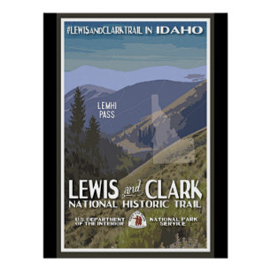 Idaho. Lewis & Clark Trail, Perfect Poster