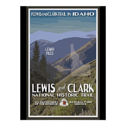 Idaho. Lewis & Clark Trail, Perfect Poster (Voorkant)
