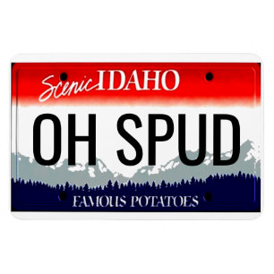 Idaho License Bord Flexible Magneet
