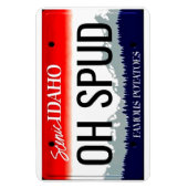 Idaho License Bord Flexible Magneet (Verticaal)
