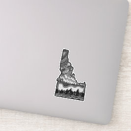 Idaho lineart sticker