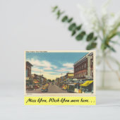 Idaho, Main Avenue, Twin Herfst Briefkaart (Staand voorkant)