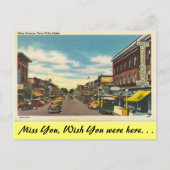 Idaho, Main Avenue, Twin Herfst Briefkaart (Voorkant)