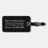 Idaho Map Home State Love met Custom Heart Bagagelabel (Achterkant horizontaal)