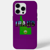 Idaho Map, Seal and Afbeelding Text Case-Mate iPhone Case (Achterkant)