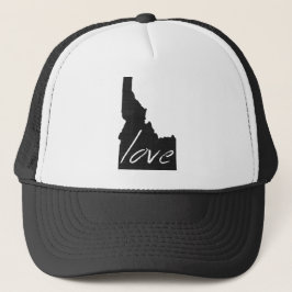 Idaho Map Shaped Chalkboard Love Idahoan Adoring Trucker Pet