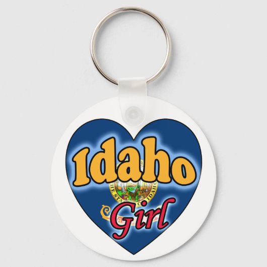 Idaho Meisje Sleutelhanger (Voorkant)