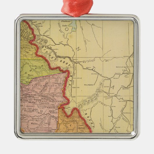 Idaho Metalen Ornament (Voorkant)