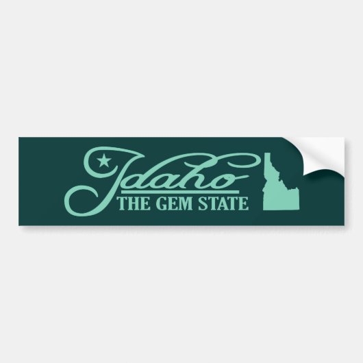 Idaho (mijn staat) bumpersticker (Voorkant)