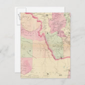 Idaho, Montana West Briefkaart (Voorkant / Achterkant)