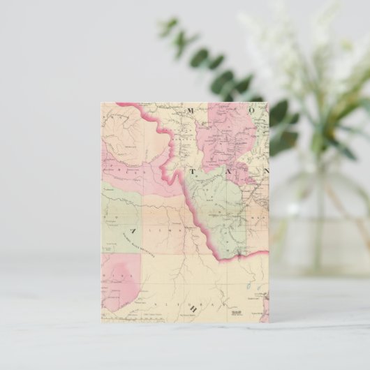 Idaho, Montana West Briefkaart (Staand voorkant)