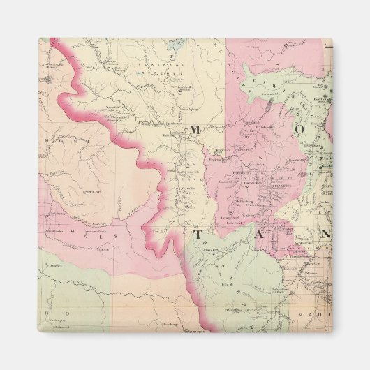 Idaho, Montana West Magneet (Voorkant)