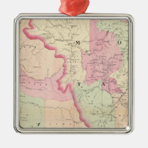 Idaho, Montana West Metalen Ornament