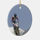 Idaho, Motocross Racing, Motorcycle Racing Keramisch Ornament (Rechts)