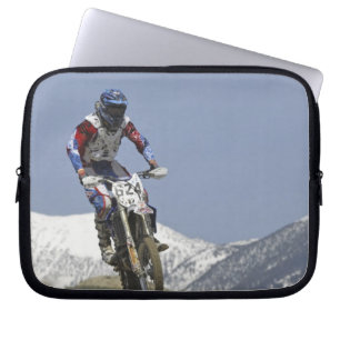 Idaho, Motocross Racing, Motorcycle Racing Laptop Sleeve