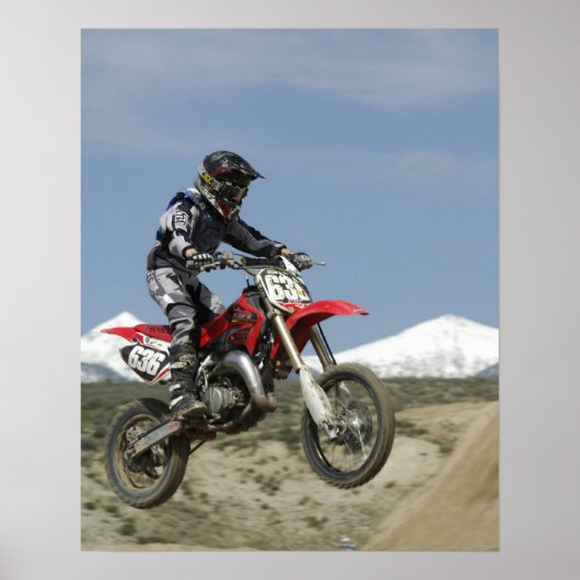 Idaho, Motocross Racing, Motorcycle Racing Poster (Voorkant)