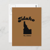 Idaho Motto - No U da ho Briefkaart (Voorkant / Achterkant)