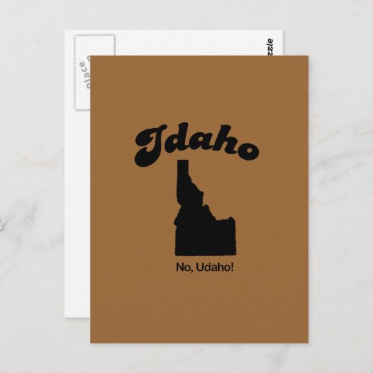 Idaho Motto - No U da ho Briefkaart (Voorkant / Achterkant)