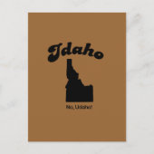Idaho Motto - No U da ho Briefkaart (Voorkant)